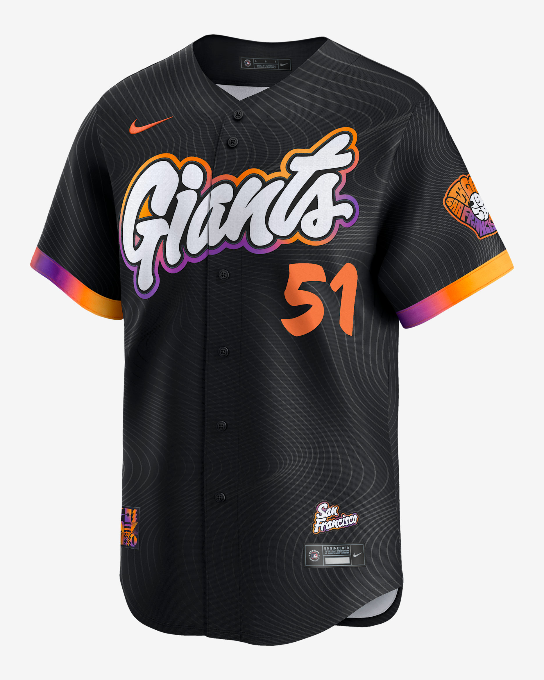 GIANTS ユニホーム Jung Hoo Lee San Francisco Giants City Connect Men's Nike Dri-FIT